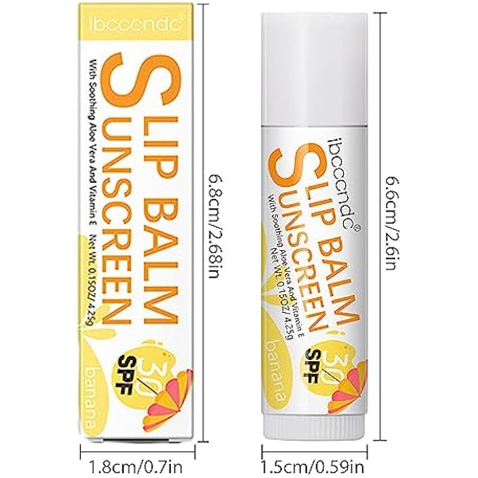 rayihni SUNSCREEN LIP BALM,HYDRATING BUM SUN LIP BALM SPF30 - TRAVEL SIZE SUNSCREEN FOR LIPS,SUN PROTECTION LIP CARE FOR PROTECTING, SOOTHING, AND MOISTURIZING LIPS - Image 3